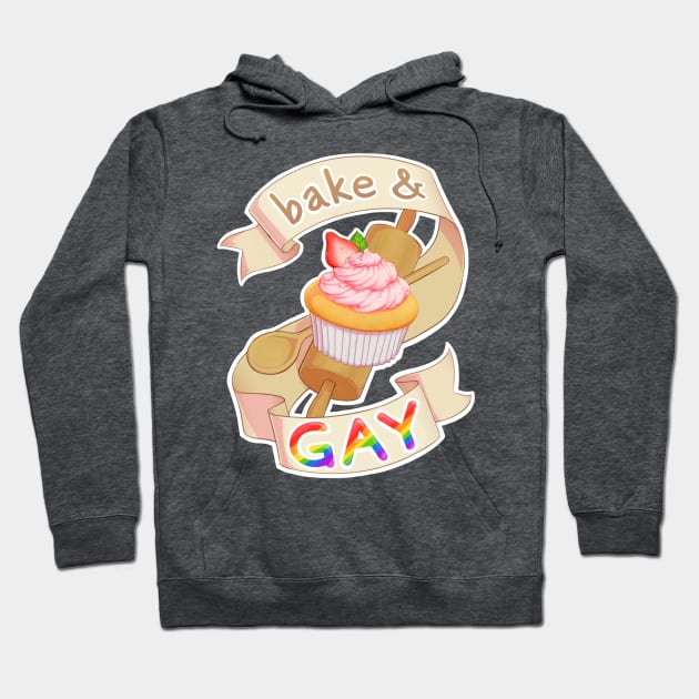 BAKE & GAY Hoodie by SmalltimeCryptid